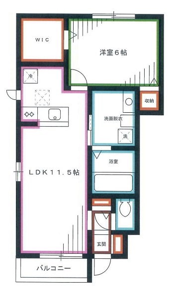 サニーフラット善福寺 間取り
