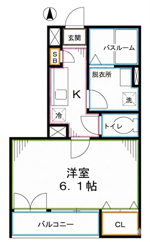 リブリ・Felice国立 間取り