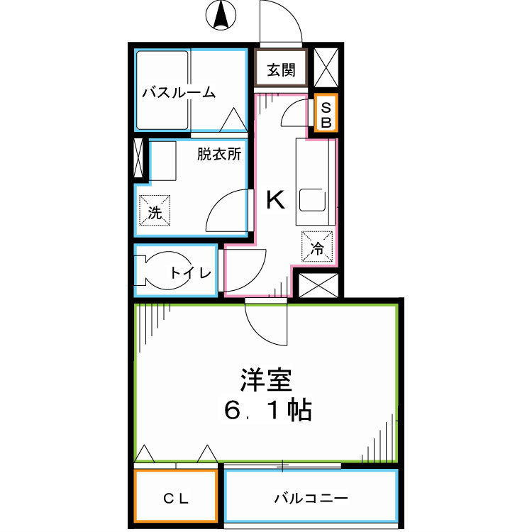 リブリ・Felice国立 間取り