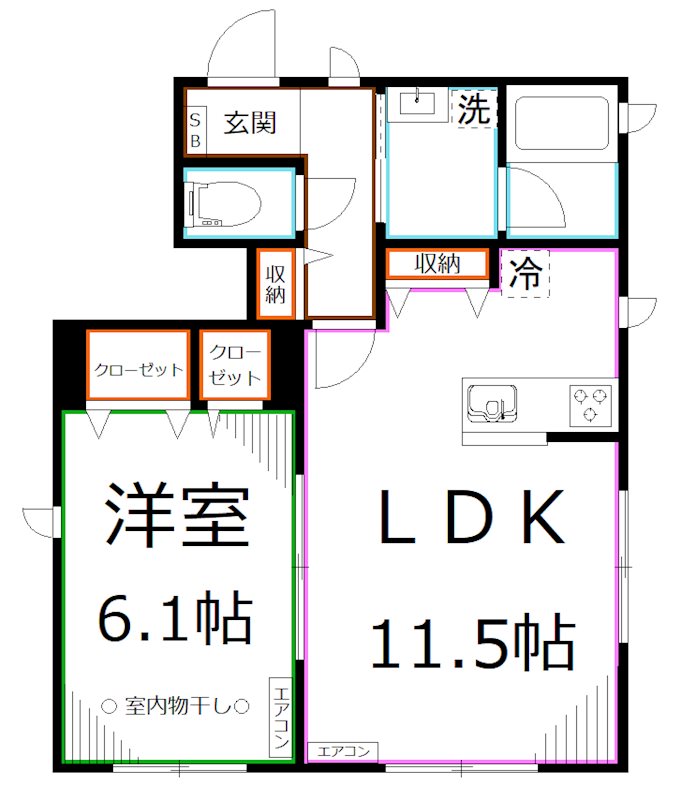 Berry Court 間取り