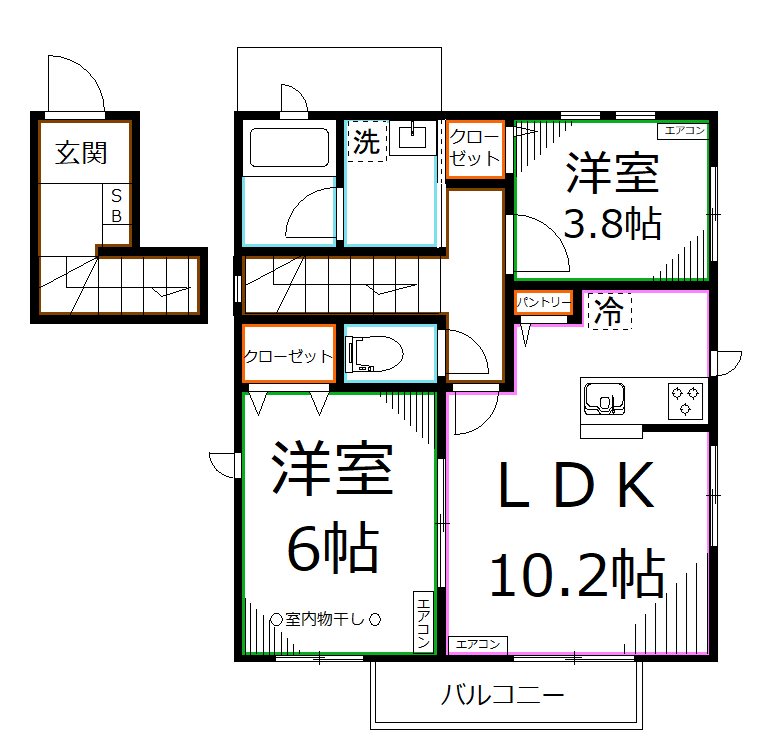 Marron Court 間取り
