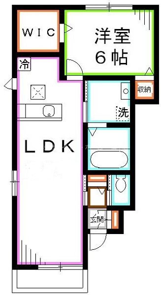 サニーフラット善福寺　　 間取り