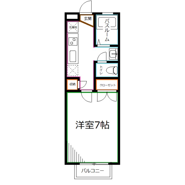 グランドールアべニュ 間取り図