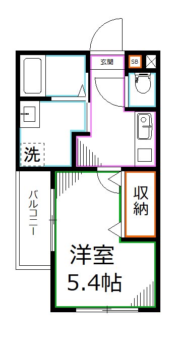 MELDIA東小金井  間取り