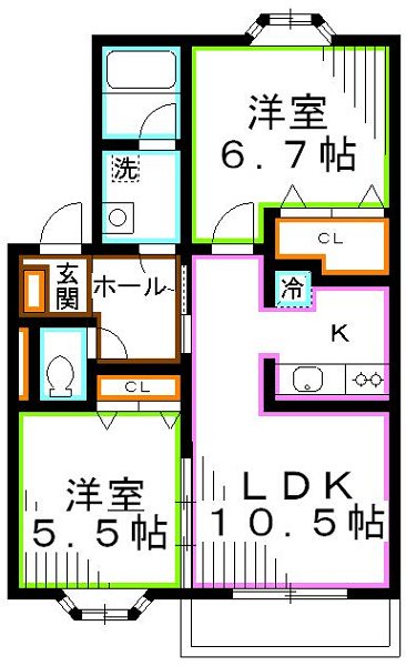ブライト井の頭B 間取り
