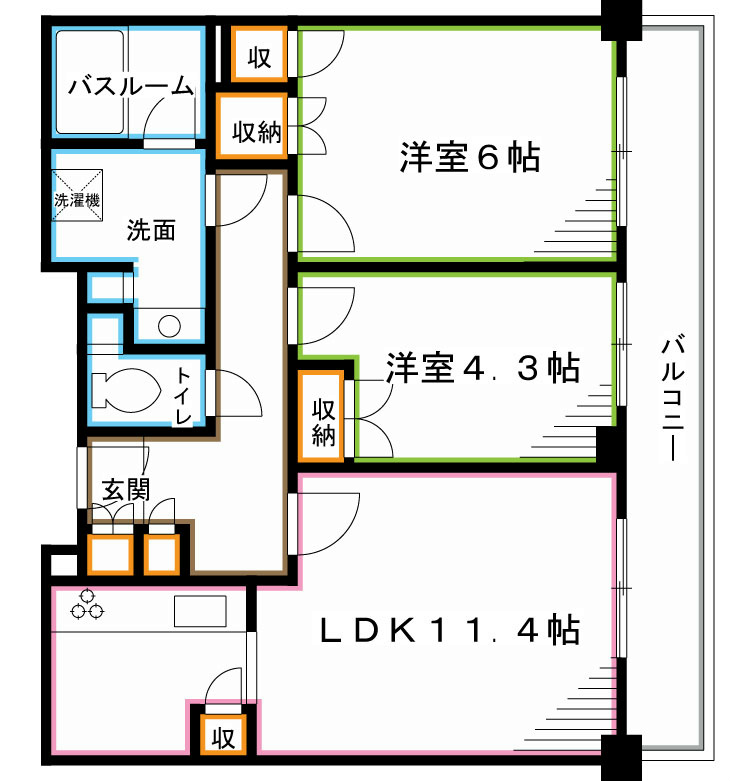 ラフィーネ阿佐谷 間取り