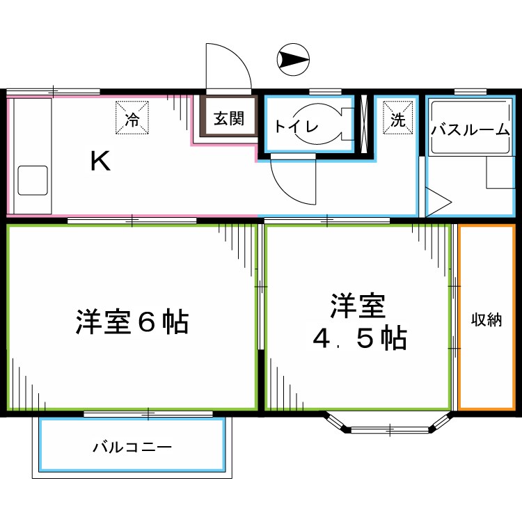 ハイツ・ベルダ 間取り