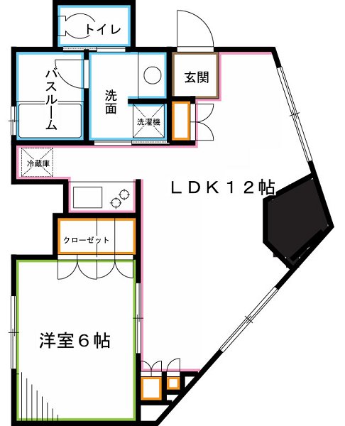 パークアクシス方南町 間取り