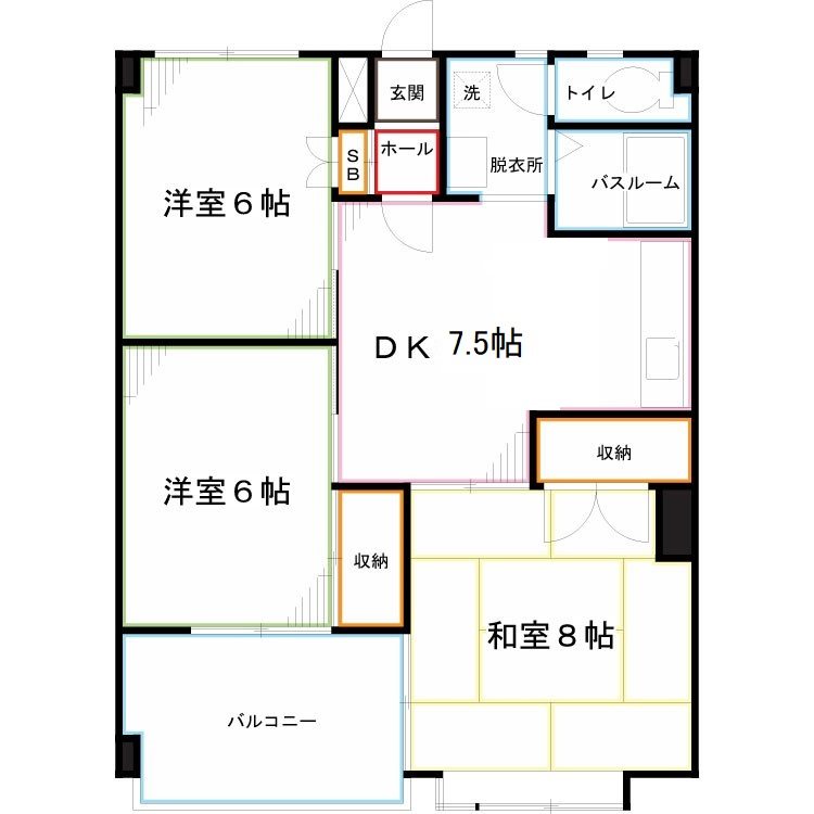 エバーグレース543 間取り