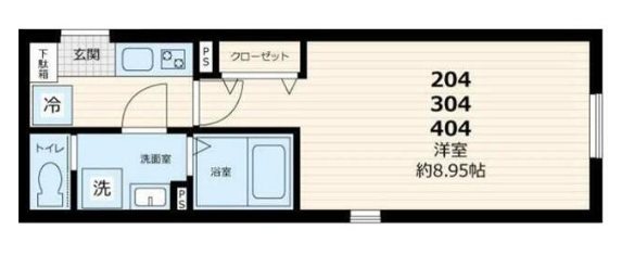GATE　Residence　Mitaka 間取り
