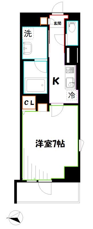 グランドレジデンス三鷹  間取り図