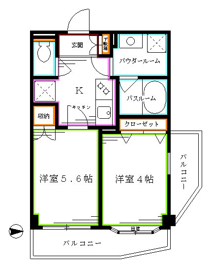 日神デュオステージ中野坂上NEXT 間取り