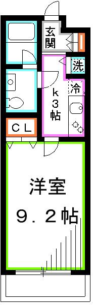 ＰｒｉｍａｒｙＭ 間取り図
