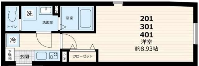 GATE　Residence　Mitaka 間取り
