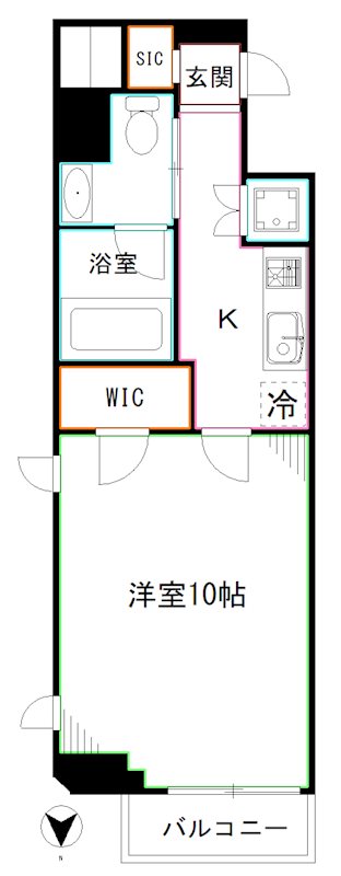 ステージグランデ新中野アジールコート 間取り