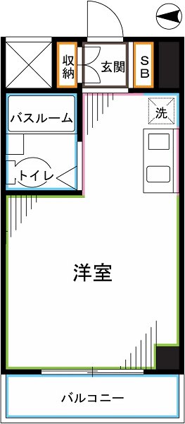 ヒルハウスコンフォートⅠ 間取り