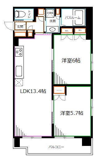 フォルテ荻窪  間取り