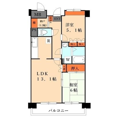リヴェール烏山 間取り