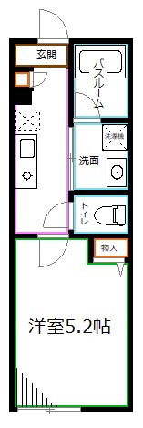 ラフィネ阿佐ヶ谷Ａ 間取り