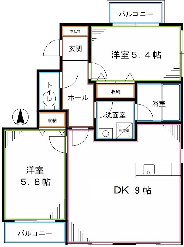デュエットM 間取り