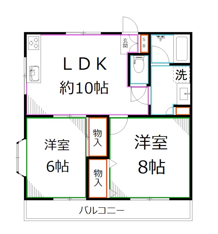 ガーデンハイツ 間取り図