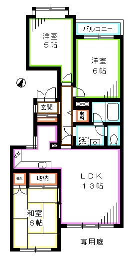 カサ・デ・高井戸 間取り図