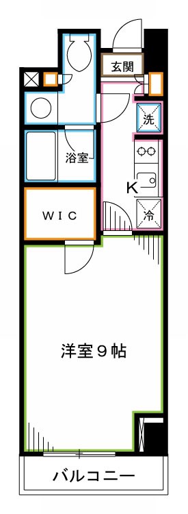 レジディア杉並方南町 間取り