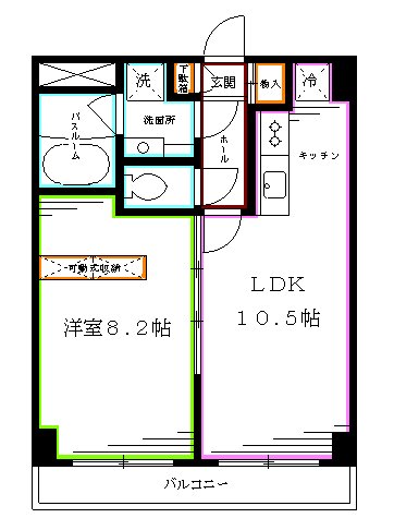 ソレイユほその  間取り