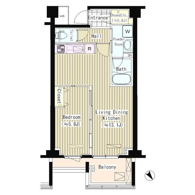PRIME URBAN 東中野 COURT 間取り