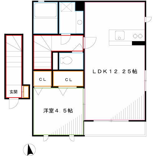 ラヴェール美松 間取り