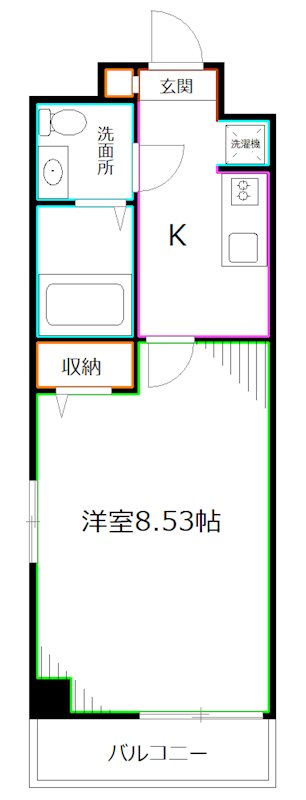 ペアパレス新高円寺 間取り