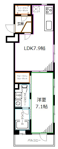 プレール・ドゥーク西荻窪  間取り