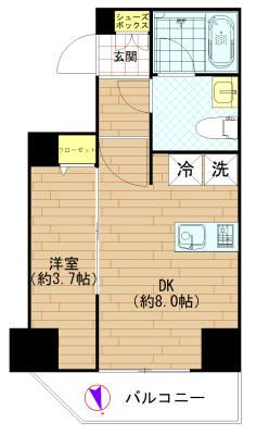 アリーチェ中野野方 間取り図