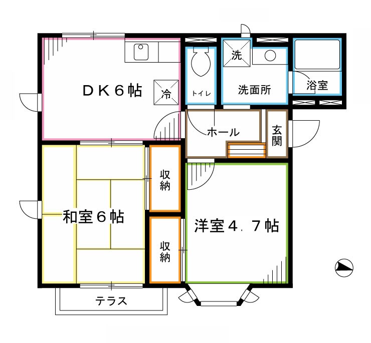 オーミハイム  間取り