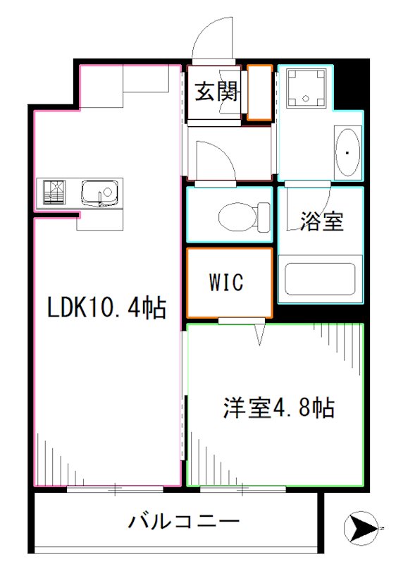 フレンシア下井草 間取り