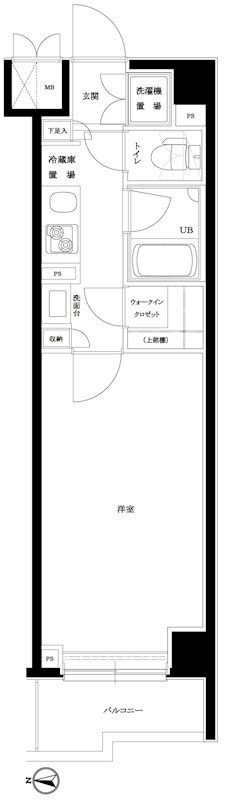 ルーブル中野本町  間取り