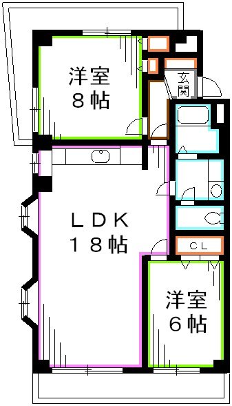 パレス三鷹 間取り