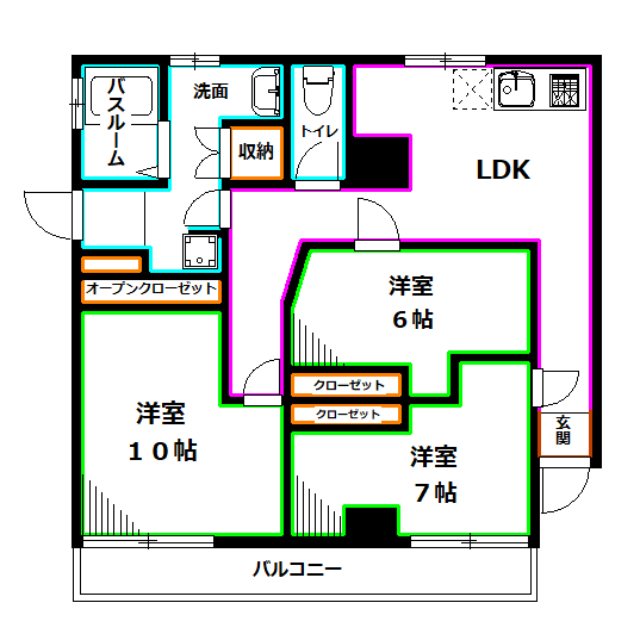 S吉祥寺 間取り
