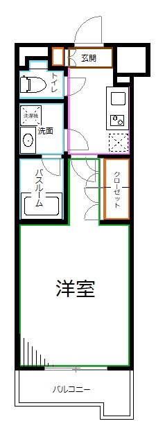 ルーブル阿佐ヶ谷北 間取り