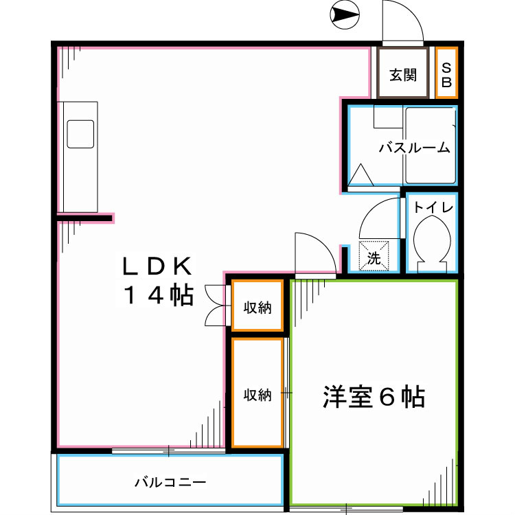 マーサアームズ 間取り