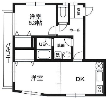 ハウス田川 間取り