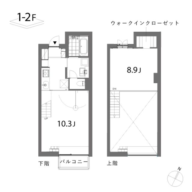 KOMORE bldg 間取り