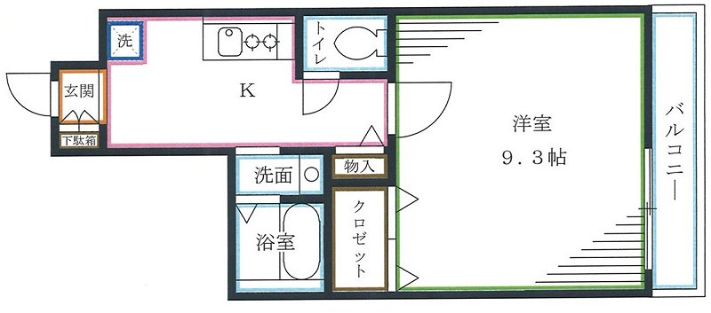 ウーノルミノーゾ 間取り