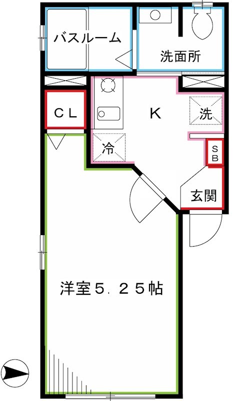 カルム東中野 間取り
