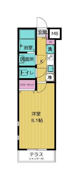 リンクフィールド井の頭 間取り