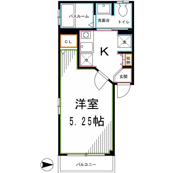 カルム東中野 間取り