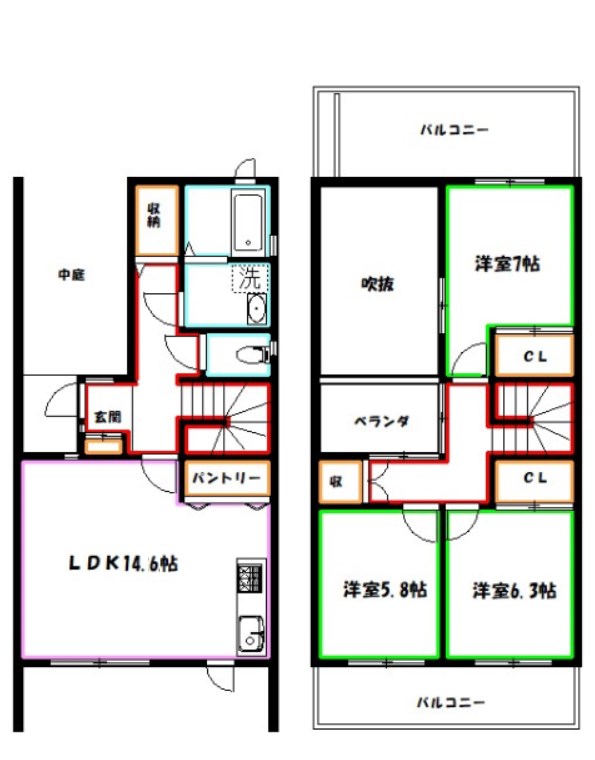 テレパレス吉祥寺  間取り