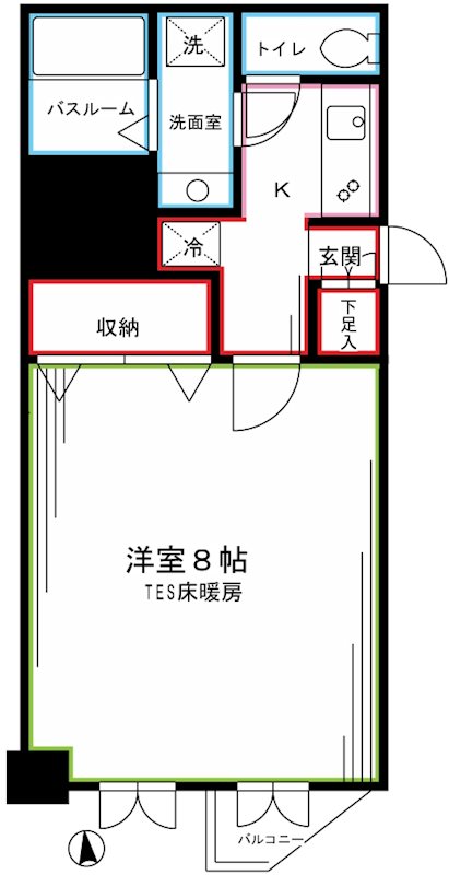 レジディア国分寺 間取り