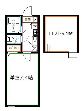 バーミープレイス国立Ⅳ 間取り