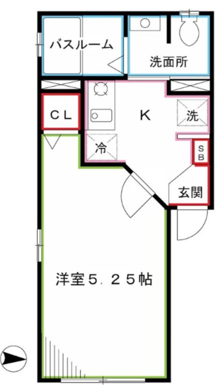 カルム東中野  間取り